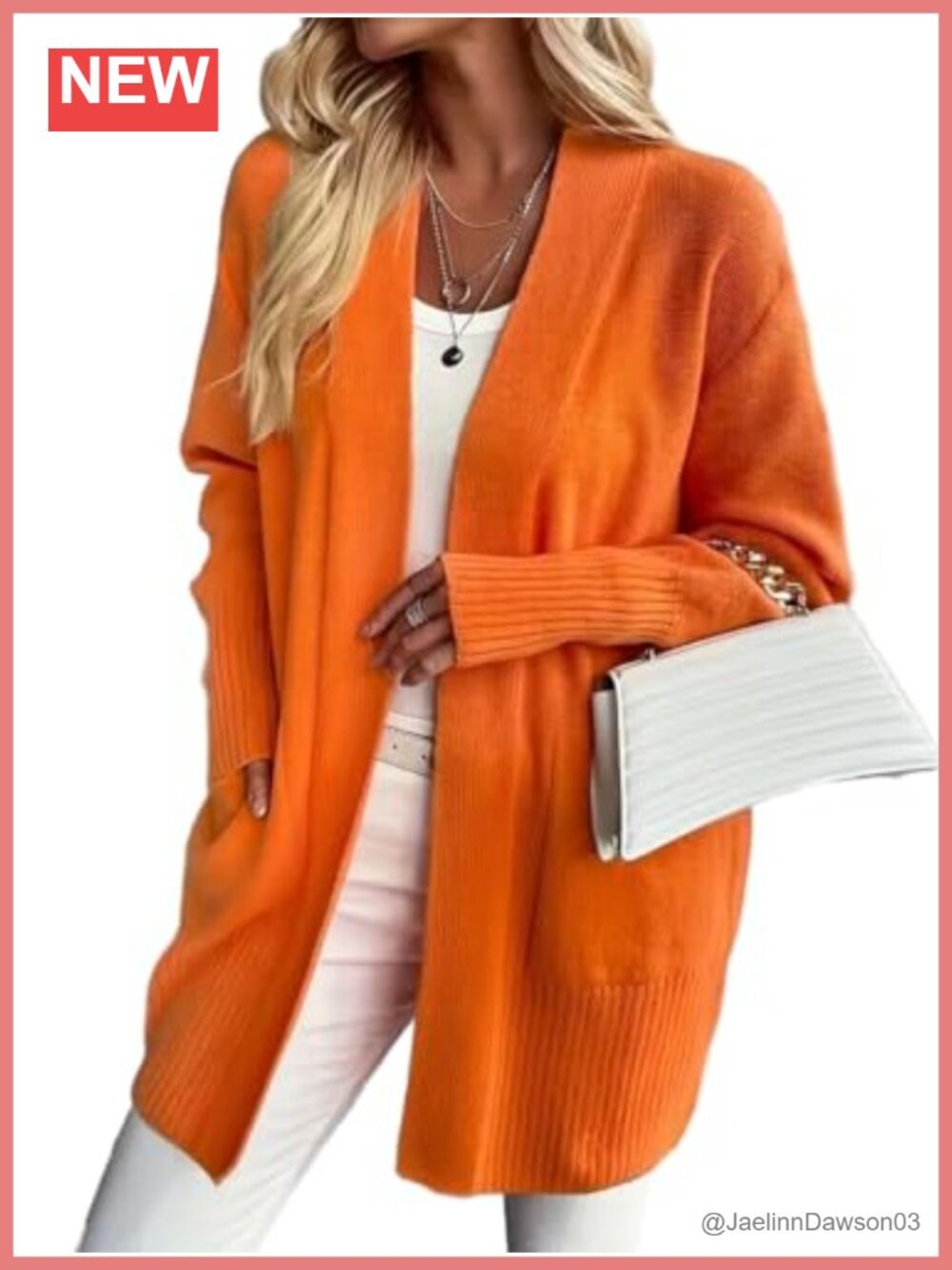 SKAYS Womens Long Cardigan Lightweight Open Front Sweater with Pockets